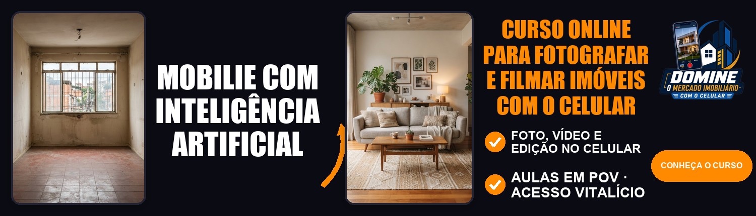 Anúncio do curso Domine o mercado imobiliário com o celular: Mobilie com inteligência artificial
