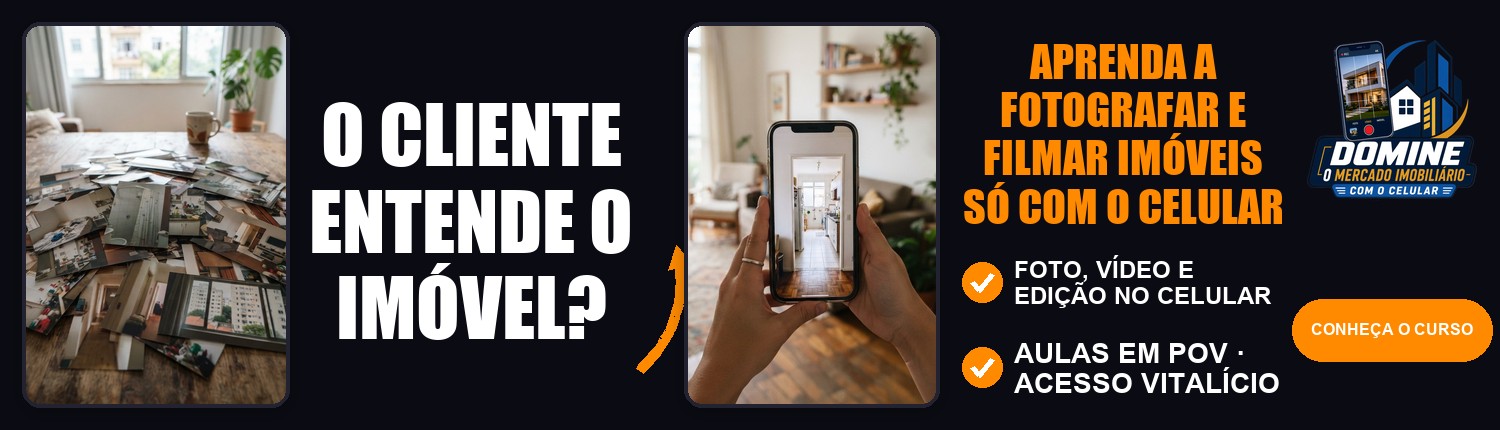 Anúncio do curso Domine o mercado imobiliário com o celular: O cliente entende o imóvel?