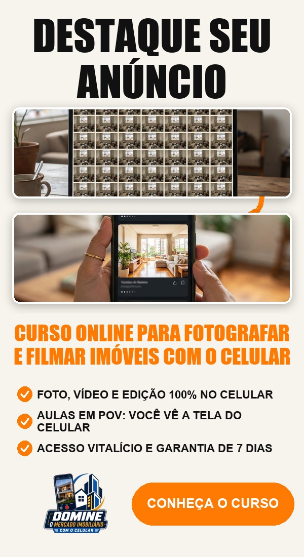 Anúncio do curso Domine o mercado imobiliário com o celular: Destaque seu anúncio