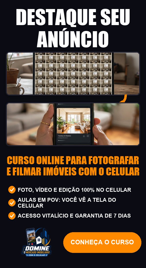 Anúncio do curso Domine o mercado imobiliário com o celular: Destaque seu anúncio