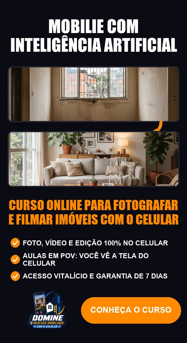 Anúncio do curso Domine o mercado imobiliário com o celular: Mobilie com inteligência artificial