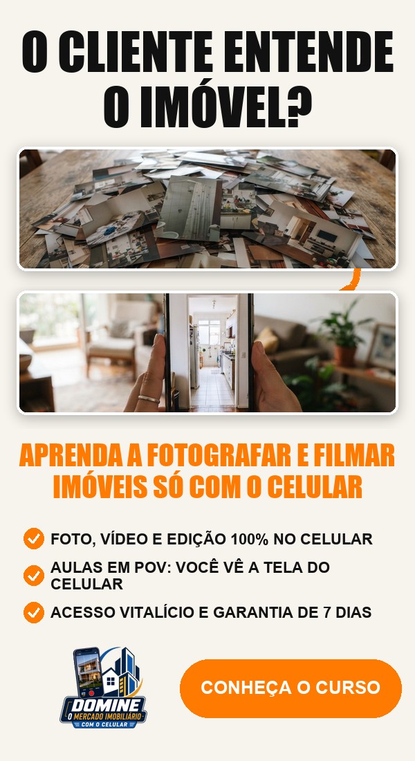Anúncio do curso Domine o mercado imobiliário com o celular: O cliente entende o imóvel?