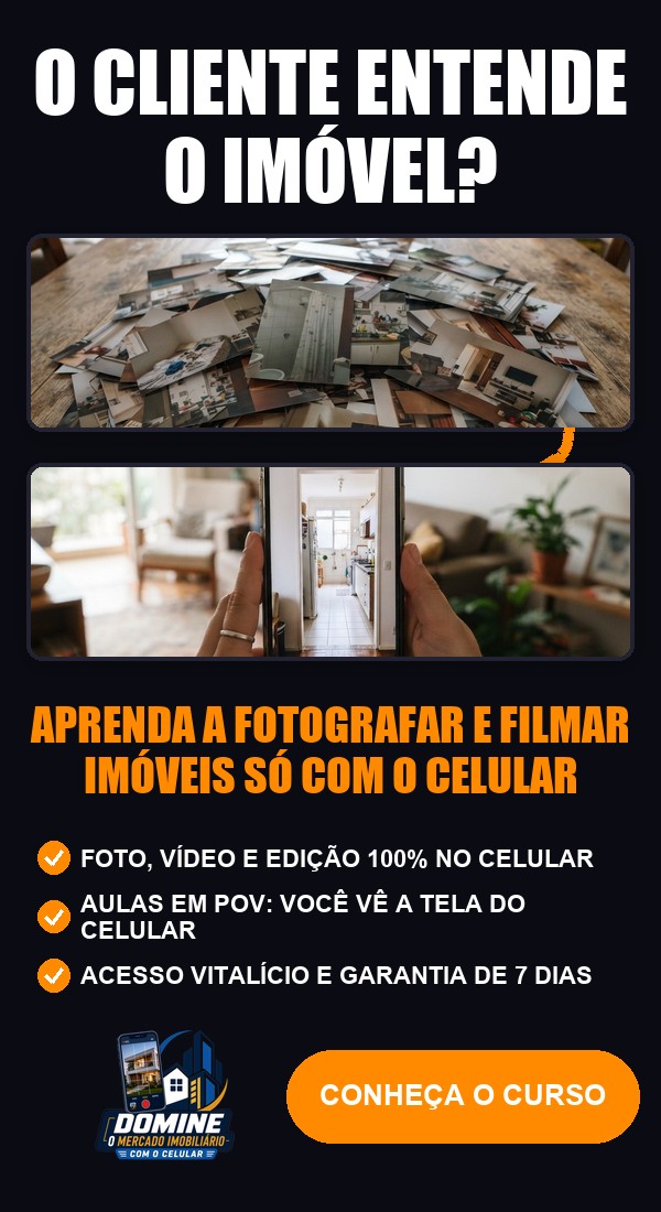 Anúncio do curso Domine o mercado imobiliário com o celular: O cliente entende o imóvel?