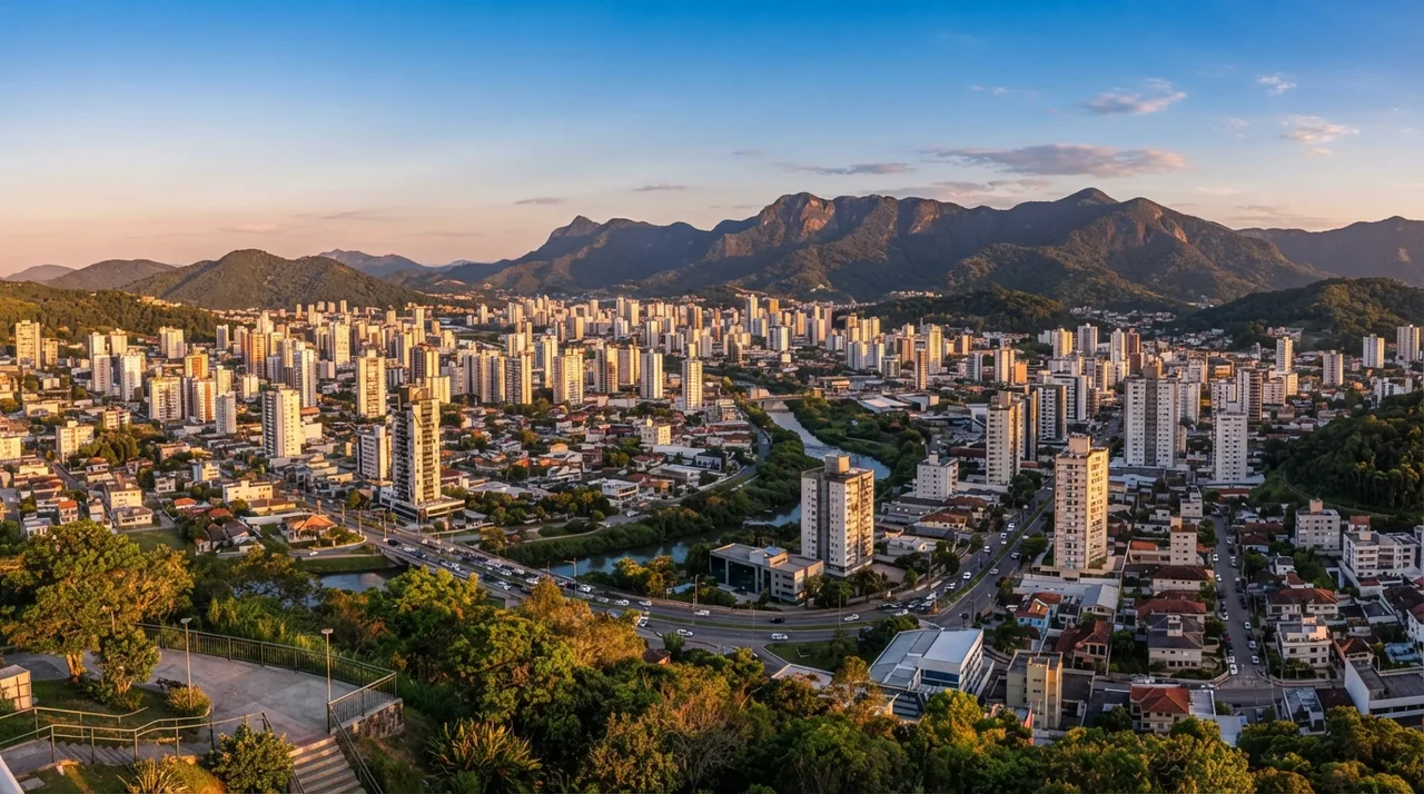 Vista da cidade de Joinville