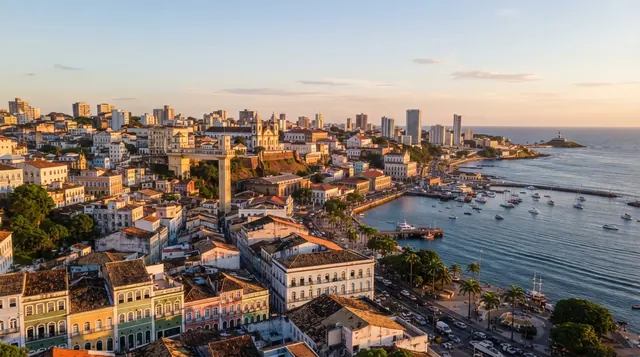 Vista da cidade de Salvador